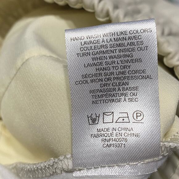 Generation Love Pebble Beige Amy Pull-on Shorts Vegan Leather Size L - Picture 6 of 7